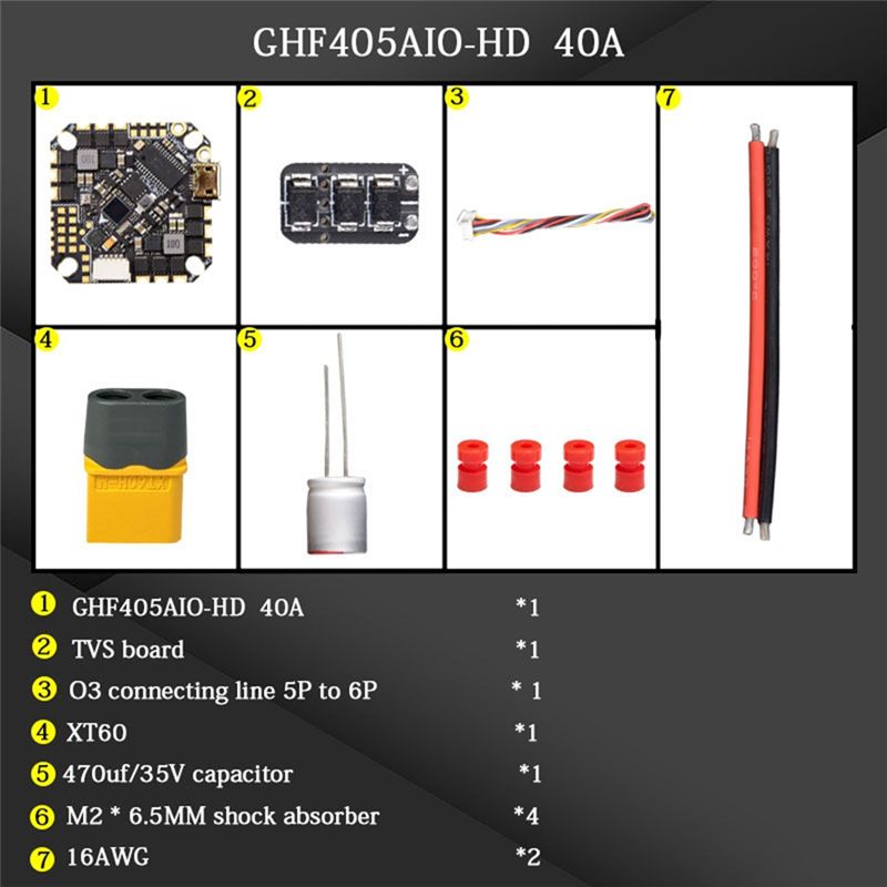 Controlador de Vuelo AIO ABTI- - Drone Racing Flight Controller reseña y precio